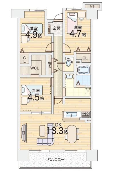 ルモン東加賀屋