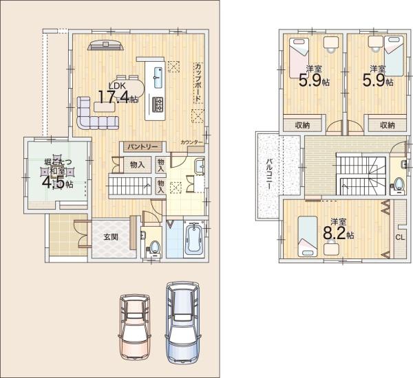 枚方市津田北町２丁目の中古一戸建て