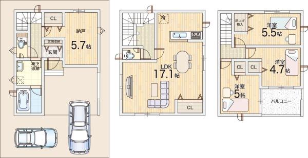 守口市寺方錦通４丁目の新築一戸建