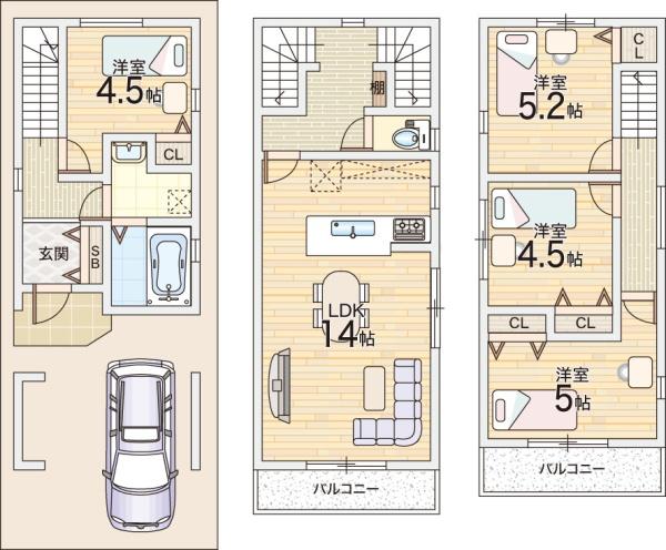 大阪市港区八幡屋４丁目の土地