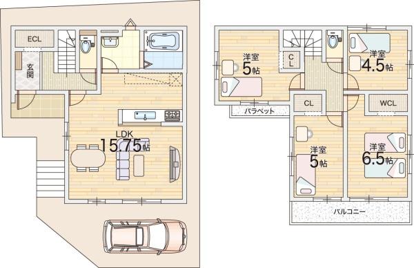 枚方市藤阪元町３丁目の新築一戸建