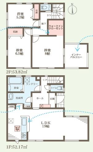 大東市中垣内２丁目の新築一戸建