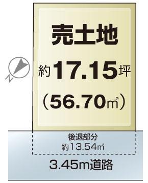 摂津市正雀３丁目の土地