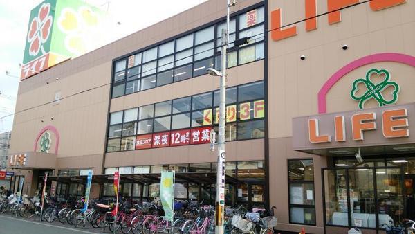 大阪市東住吉区杭全８丁目の中古一戸建て(ライフ杭全店)