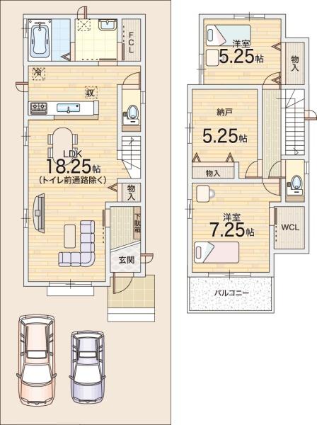 東大阪市西上小阪の新築一戸建