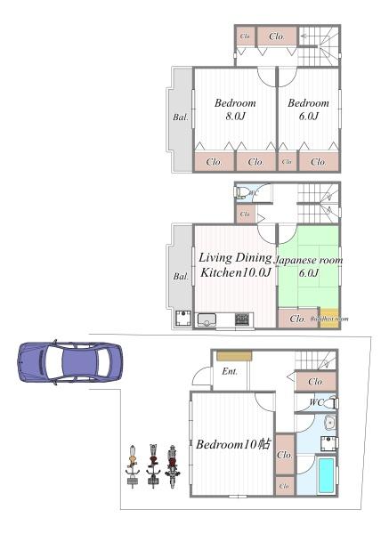 大阪市鶴見区中茶屋１丁目の中古一戸建て