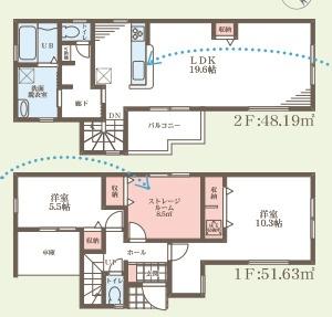 茨木市上野町の新築一戸建
