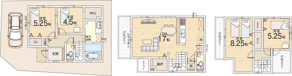大阪市淀川区十八条３丁目の新築一戸建