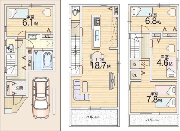 大阪市此花区梅香３丁目の土地
