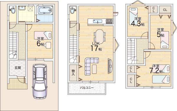 大阪市平野区平野本町４丁目の土地