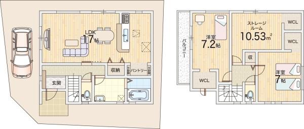 寝屋川市高柳栄町の新築一戸建