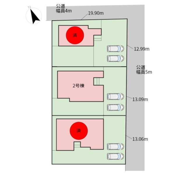 美濃加茂市加茂野町市橋　2号棟