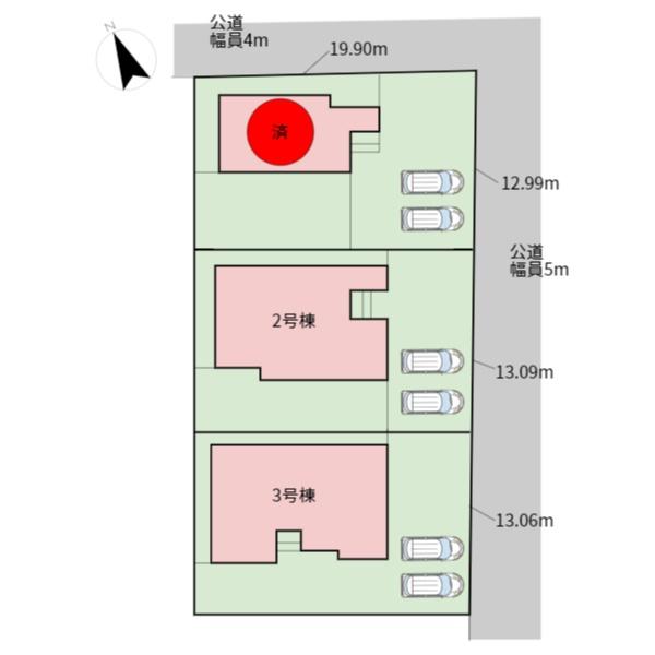 美濃加茂市加茂野町市橋　3号棟