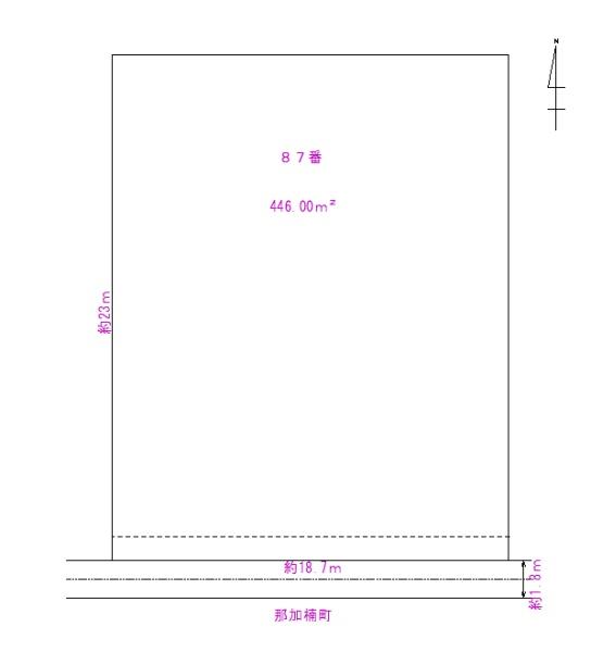 那加楠町　土地