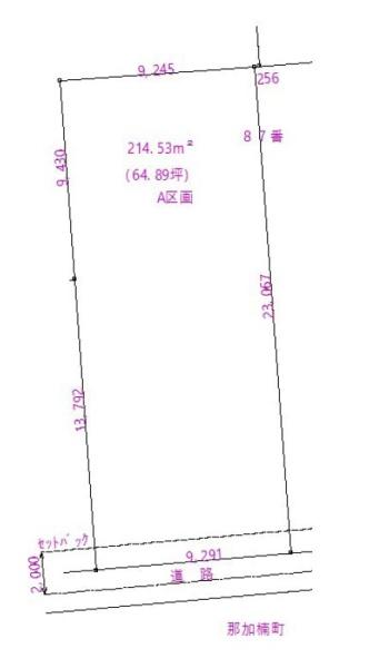 那加楠町　土地A区画