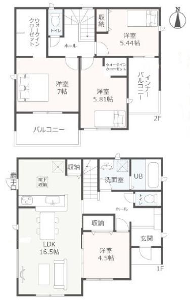 可児市広見下反田　1号棟
