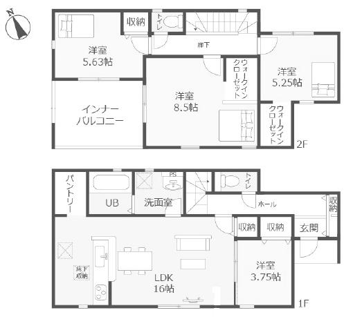 美濃加茂市加茂野町鷹之巣東屋敷　2号棟
