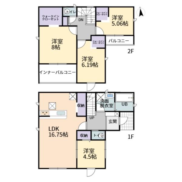 美濃加茂市西町第1期　1号棟