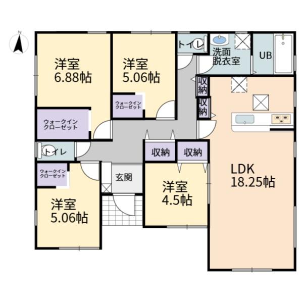 美濃加茂市西町第1期　4号棟