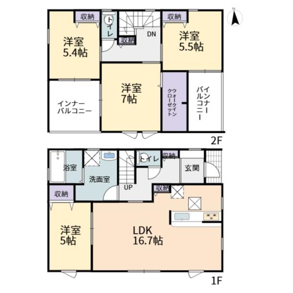 各務原市蘇原古市場町４丁目の新築一戸建