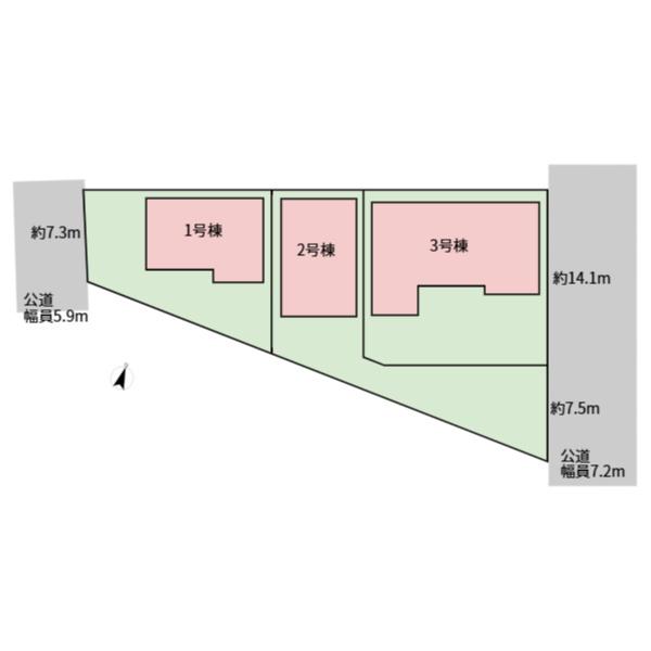 各務原市川島緑町三丁目　1号棟