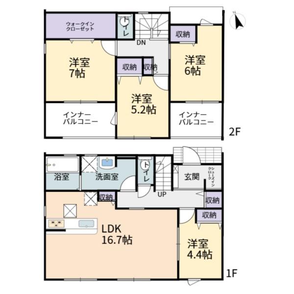 美濃加茂市西町8丁目　3号棟