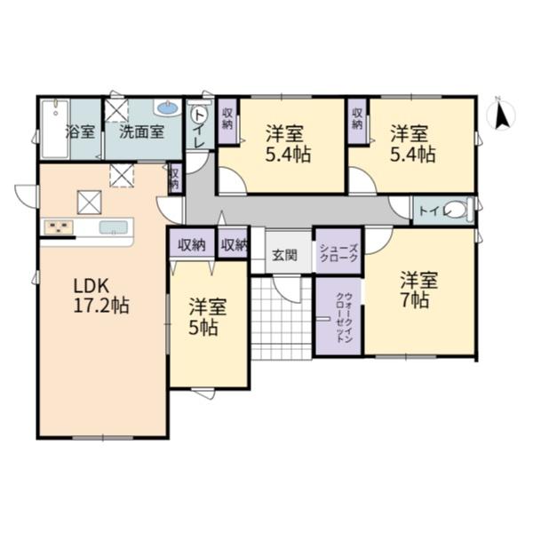 美濃加茂市古井町下古井　2号棟