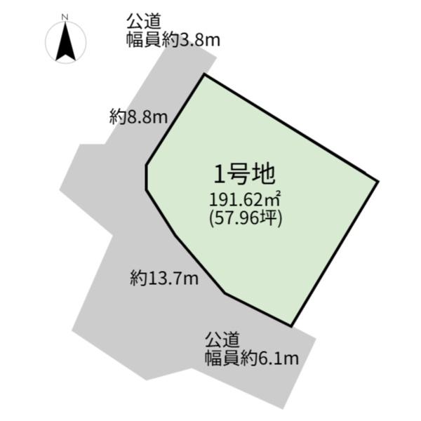 岐阜市則武中4丁目　1号地