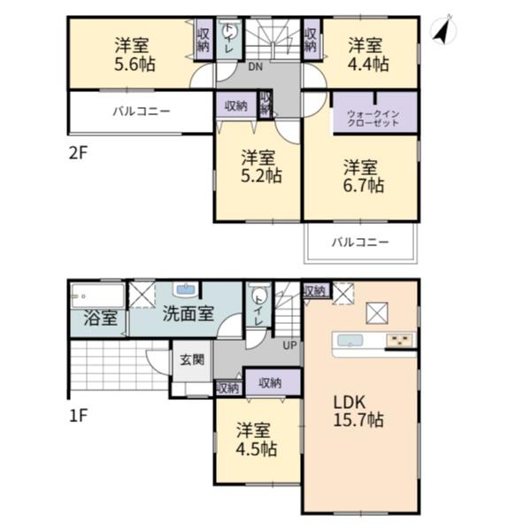 美濃加茂市深田町2丁目　1号棟
