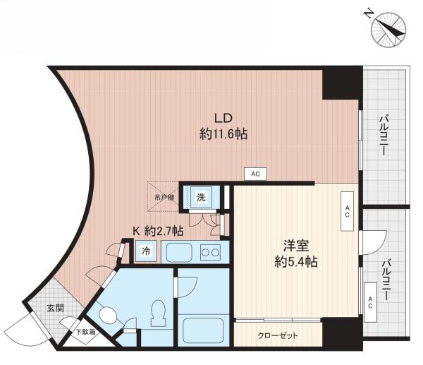 池袋シティハウス　8階部分