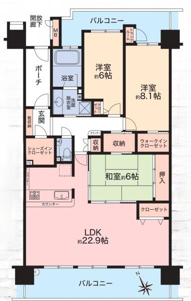 グランヴィータ光が丘公園　7階部分
