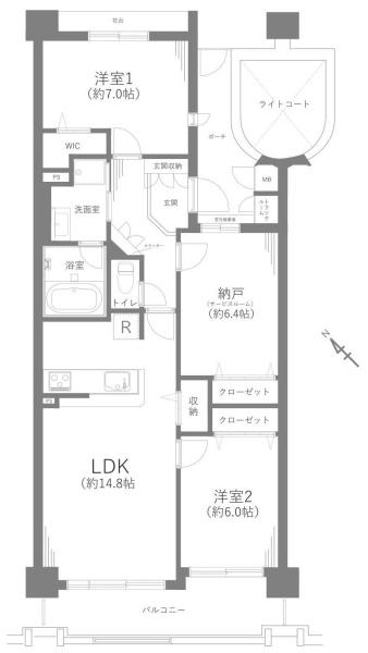 ハートスクエア２１朝霞　2階部分