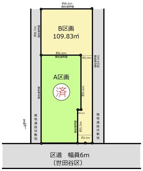 世田谷区赤堤２丁目の売土地