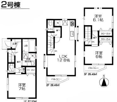 朝霞市三原５丁目の新築一戸建