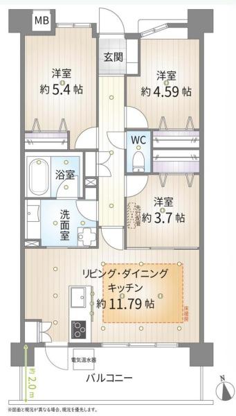 ミオカステーロ朝霞　4階部分