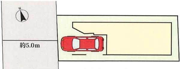 朝霞市幸町2丁目の土地(区画図)