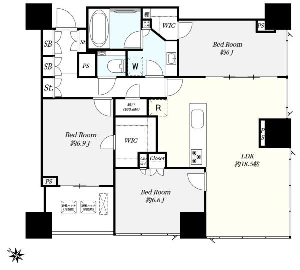 シティタワー有明　24階部分