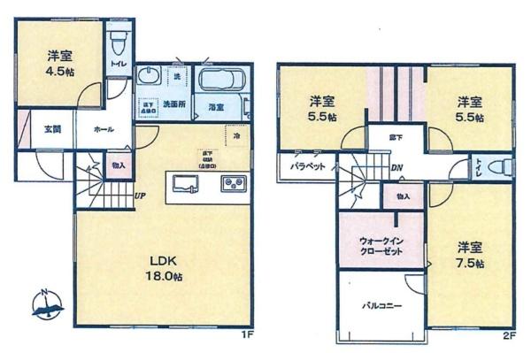 和光市下新倉４丁目の新築一戸建