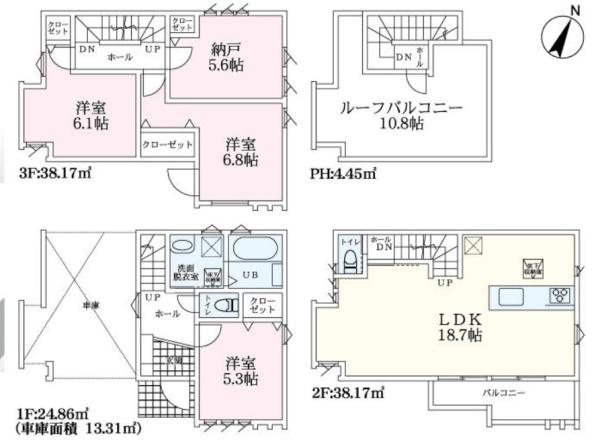 川口市朝日四第3期　全6棟　1号棟