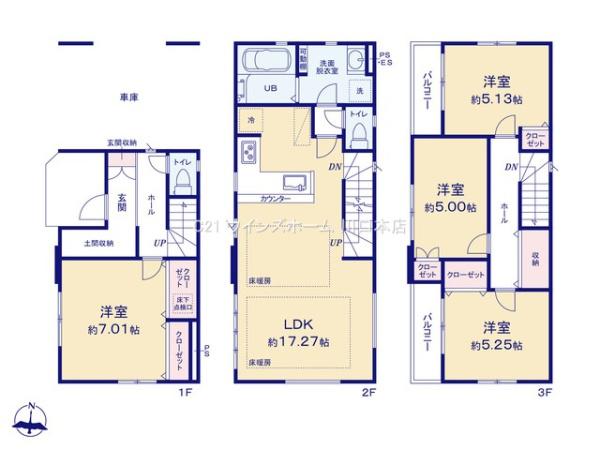 戸田市川岸3期　全3棟　2号棟