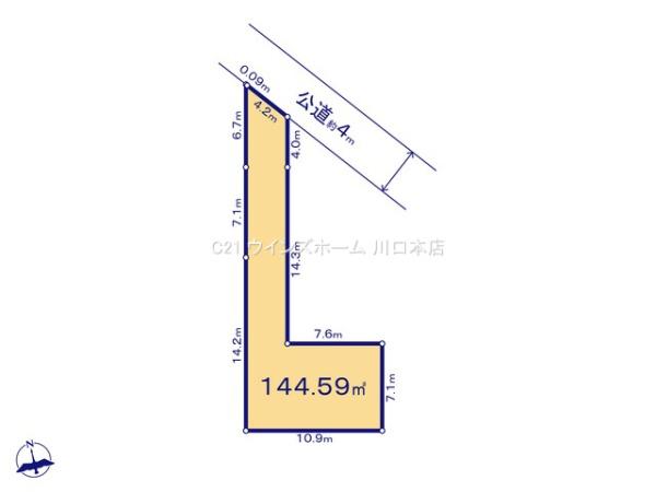川口市東内野第15　全2区画　2号地