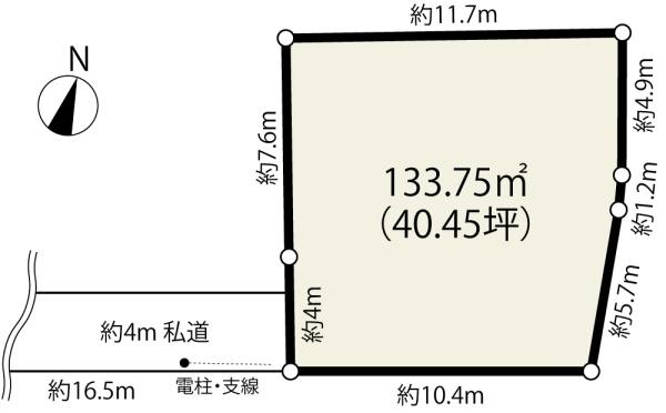 川口市青木3丁目・条件なし売地