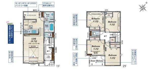 草加市谷塚中町　全1棟