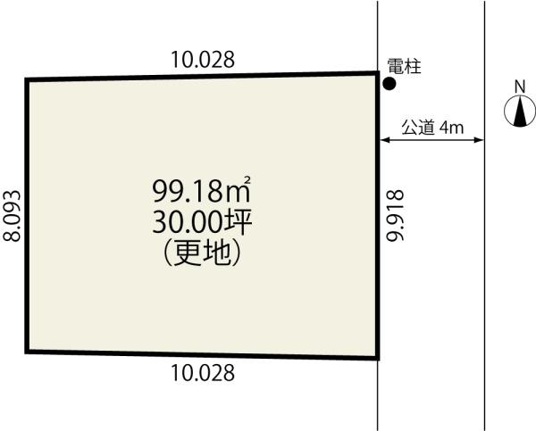 川口市榛松・条件なし売地