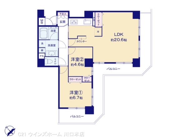 東急ドエル・スカイマークタワー川口