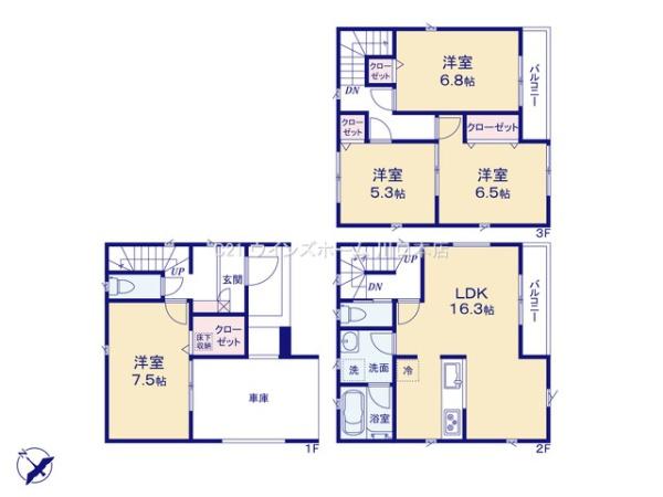 蕨市錦町1丁目I期I全6棟　2号棟