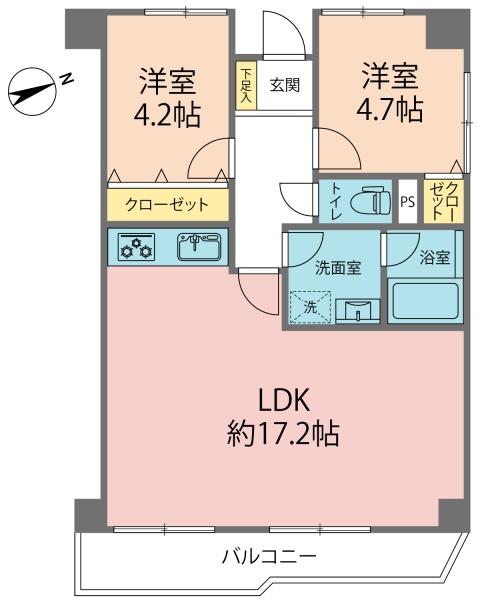 ライオンズマンション蕨(間取り)