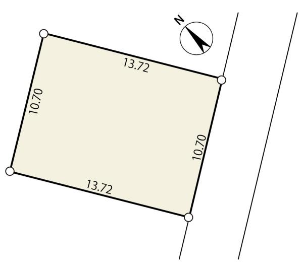 川口市安行原・建築条件なし売地