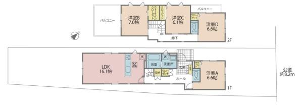 越谷市中町　新築一戸建て