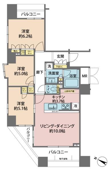 Ｄ’グラフォート越谷タワー